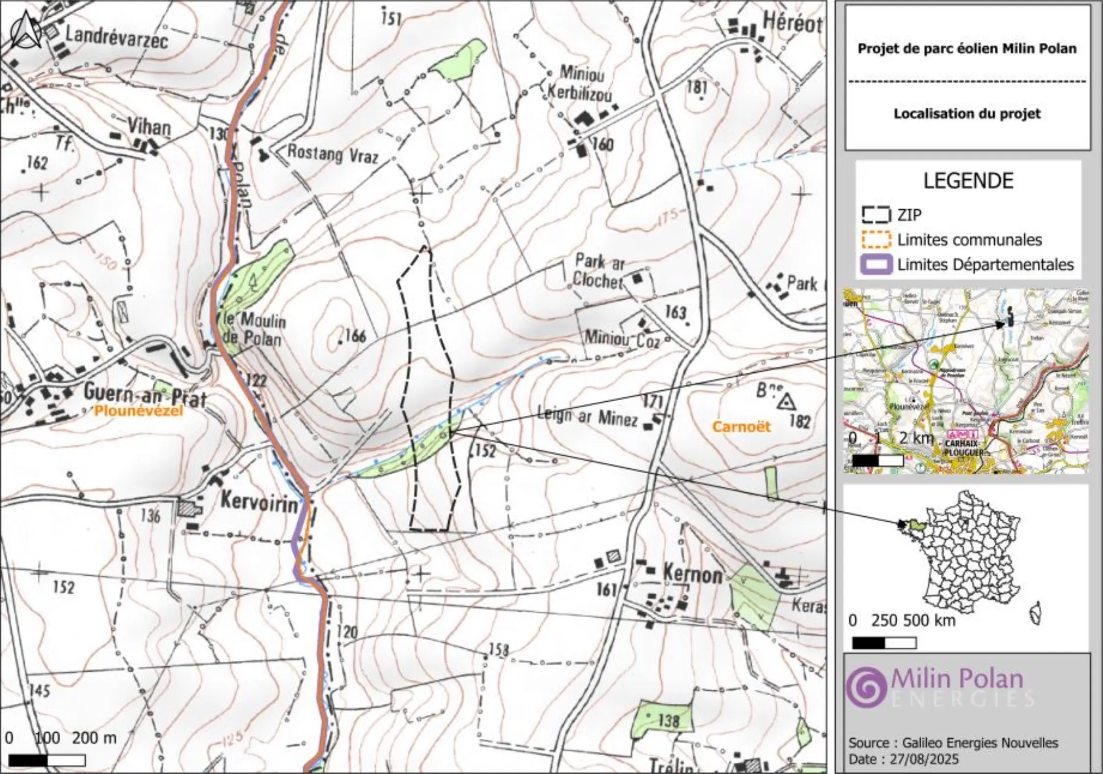 projet eolien Milin Polan